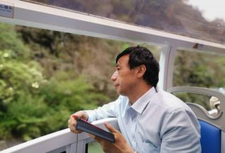 著名创意策划人陈放博士为三爪仑景区建言献策