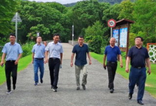 省宣领导到我县调研指导三爪仑旅游区创建国家5A级景区工作